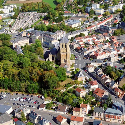 Ville de Rethel 2030 eglise mairie hopital saint anne